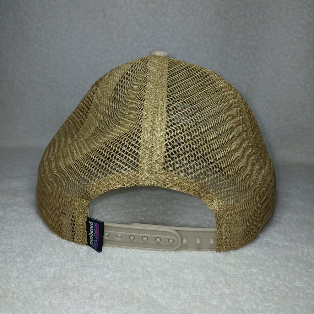 Patagonia Beige and Olive Trucker Hat - Picture 2 of 4